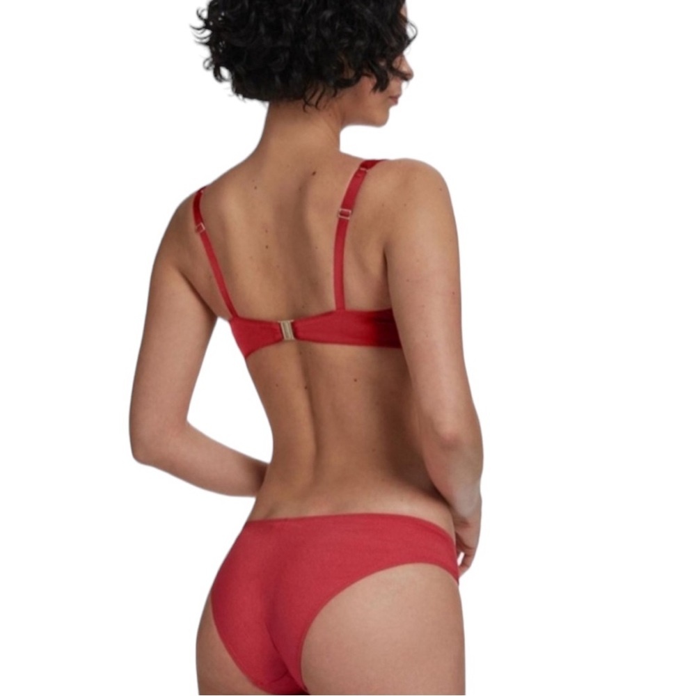 NWT Wolford Rubino Juventas Red Swim Bottom Size Small